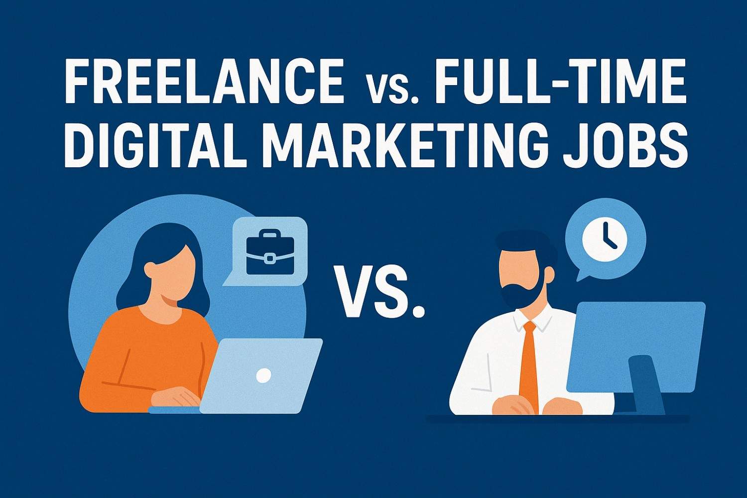 Freelance vs. Full-Time Digital Marketing Jobs