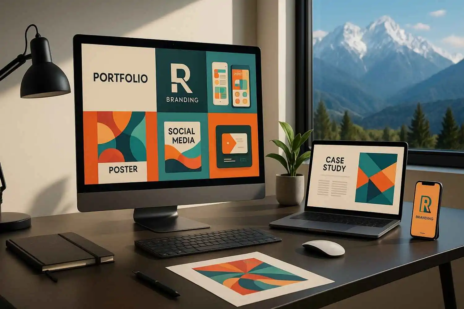 How to Build a Graphic Design Portfolio That Gets You Hired