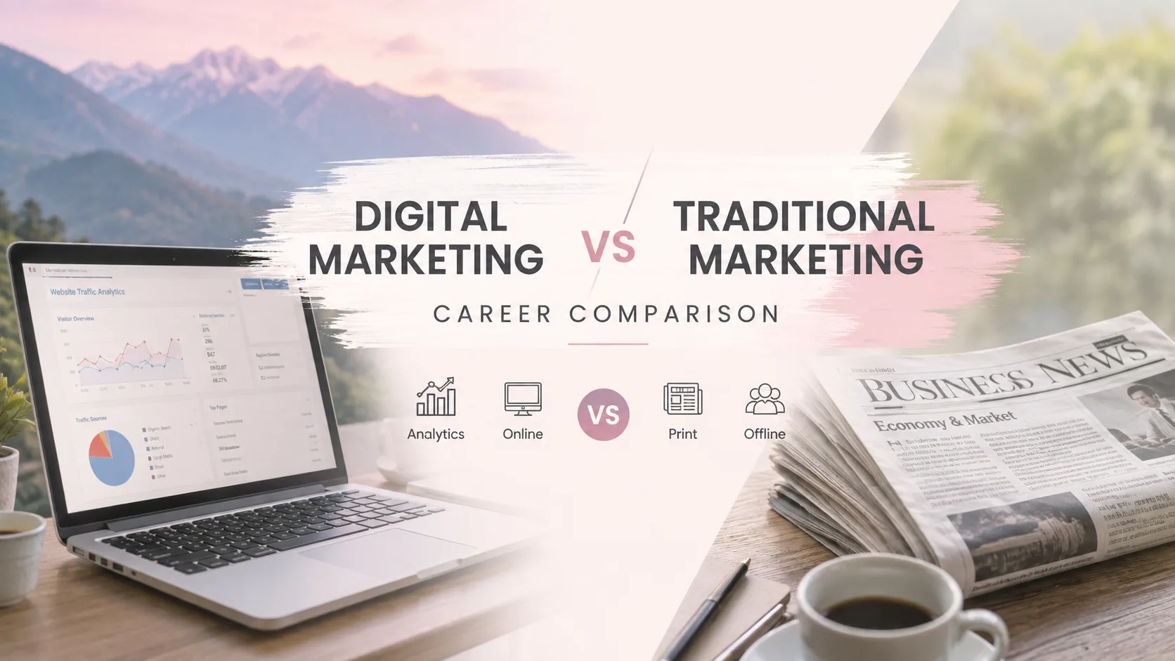 Digital Marketing vs Traditional Marketing: Career Comparison